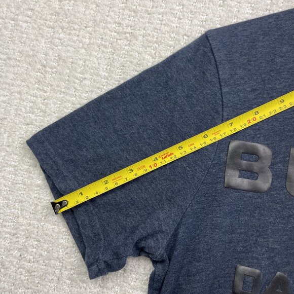 Buffalo David Bitton Mens S Graphic T Shirt Dark Blue Buffalo Logo Tee 100% - Picture 10 of 13